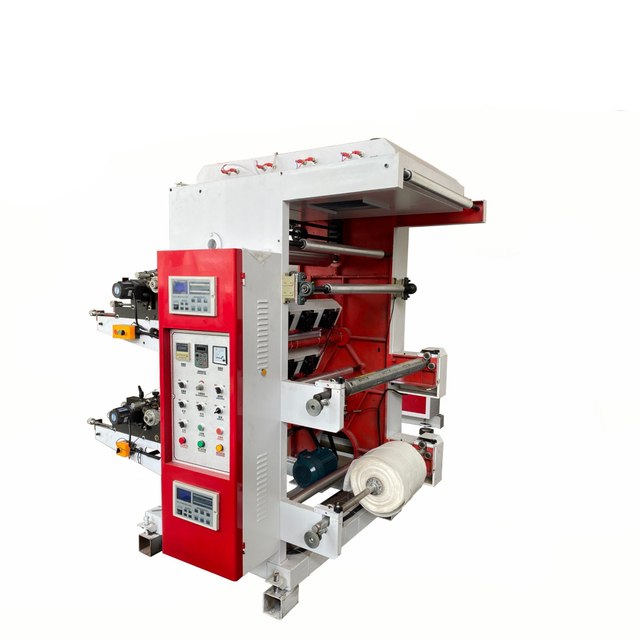 M&aacute;y in Flexo giấy nhựa kh&ocirc;ng dệt 2 m&agrave;u 